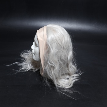 Parochňa Sapphirewigs s vlnitou čelenkou, šedá syntetická dlhá vlnitá parochňa pre ženy, bez lepidla,