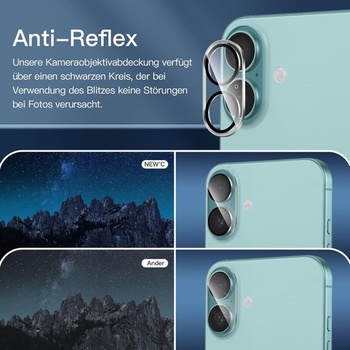 NOVINKA: 3 x ochranné fólie na displej pro iPhone 16 Plus (6,7 palce) a 3 x ochranné fólie na