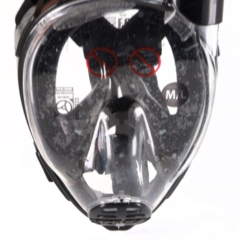 Potápačská maska ​​Cressi XDT020050 M-L čierna