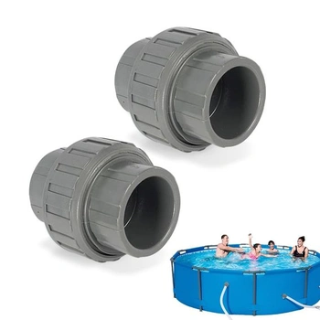 2 kusy PVC šróbenie 50 mm, PVC tvarovky šróbenie