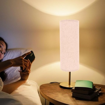 Látkové tienidlo na lampu, valcovité, vysoké, pre stojaciu lampu, mäkké svetlo, moderný design, do