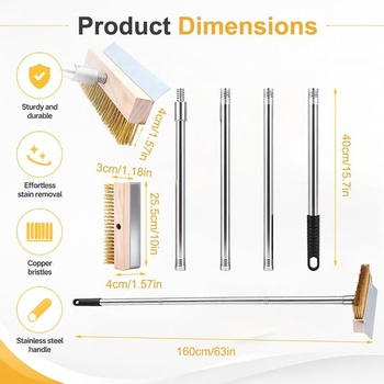 Kartáč na pizzu XPJBKC Brosse pour Four à Pi