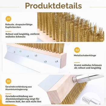 Kartáč na pizzu XPJBKC Brosse pour Four à Pi