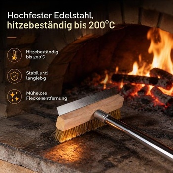 Kartáč na pizzu XPJBKC Brosse pour Four à Pi