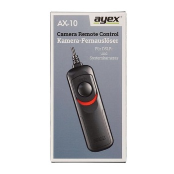 Káblová spúšť ayex AX-10. Kompatibilný s fotoaparátmi Pentax, ako sú 645D, K30, K50, IST-DL a