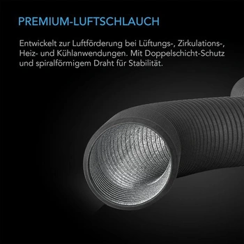 Flexibilní hliníkové potrubí AC Infinity o průměru 200 mm,…