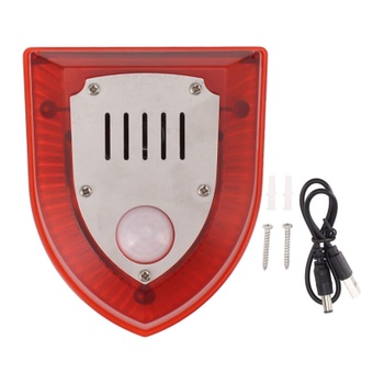 Solárny alarm vonkajší Pilipane 129 dB