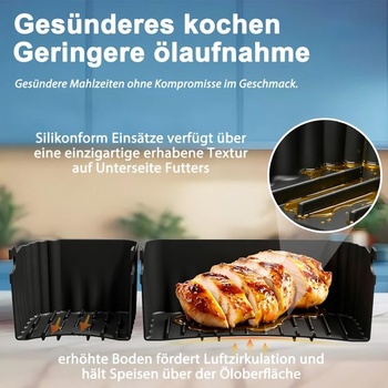 Silikónová forma pre fritézu Philips Steam Airfryer radu 5000 Megabasket 9,5 l 9,5 l/Silikónová