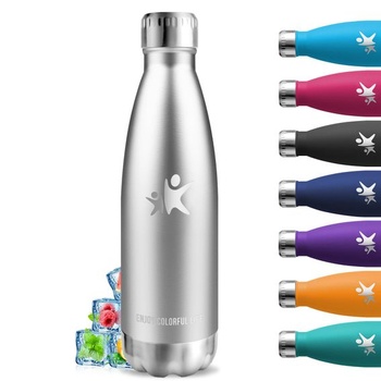 Termoska z nerezovej ocele, 750 ml, bez BPA, nepriepustná, vákuovo izolovaná, do školy, kaviarne,