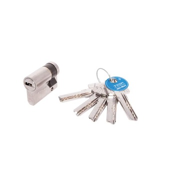 TESA M6504010N Euro cylindrická vložka T60, 40 x 10 mm, poniklovaná, polovičná cylindrická vložka,