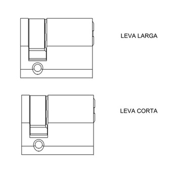 TESA M6504010N Euro cylindrická vložka T60, 40 x 10 mm, poniklovaná, polovičná cylindrická vložka,