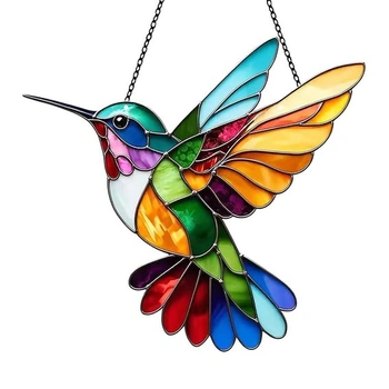 Kolibrík suncatcher, dekorácia na okno, záhradné dekorácie