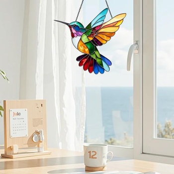 Kolibrík suncatcher, dekorácia na okno, záhradné dekorácie