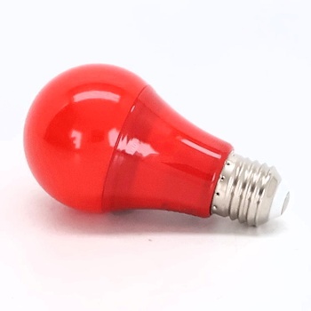 9W E27 LED žiarovka s pohybovým senzorom ČERVENÁ