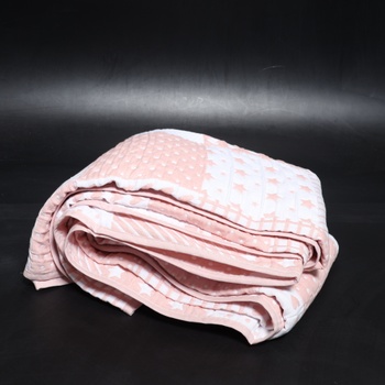 VIALMAN Prikrývka na posteľ, ružová, Posteľ 105 cm: 200 cm x 270 cm. Posteľ 105: 200 cm x 270 cm ružová