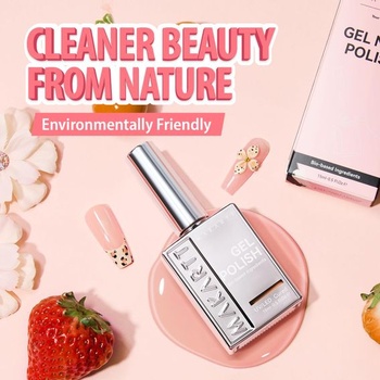 UV gélový lak na nechty Makartt Nude 15ml, 1 vrstva s plným krytím, HEMA Free Jelly, svetlo nude