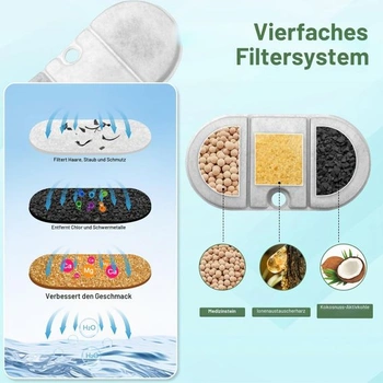 12 balení filtrů do kočičí fontánky