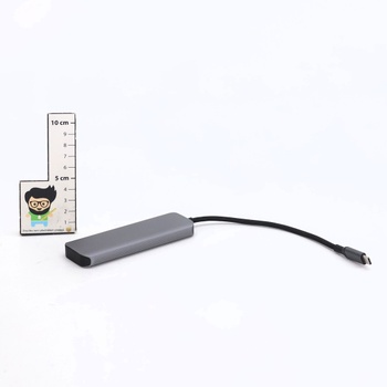 Rozbočovač Acer 5 v 1 USB-C, adaptér USB-C na HDMI 4K pri 60 Hz, prenos dát 5 Gb/s cez USB-A a