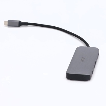 Rozbočovač Acer 5 v 1 USB-C, adaptér USB-C na HDMI 4K pri 60 Hz, prenos dát 5 Gb/s cez USB-A a