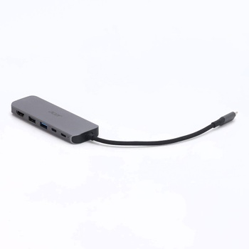 Rozbočovač Acer 5 v 1 USB-C, adaptér USB-C na HDMI 4K pri 60 Hz, prenos dát 5 Gb/s cez USB-A a