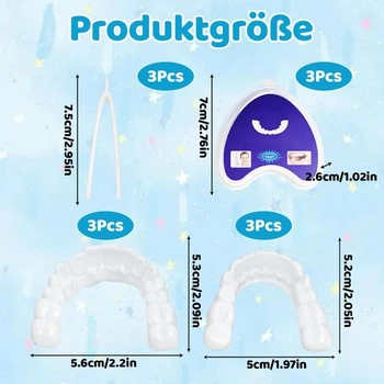 3dielna sada zubných protéz QyizuiPcn