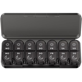 Doruimi 7-dňová krabička na tabletky (ráno a večer), ľahko…