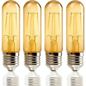 6W T30 E27 LED žiarovka 12V-24V jantárová, nízke napätie