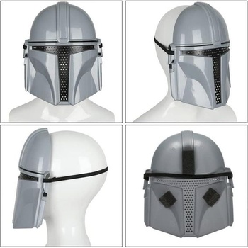 SINSEN Mandalorian kostým pre deti s helmou a pláštenkou, Star Wars filmové prevleky cosplay