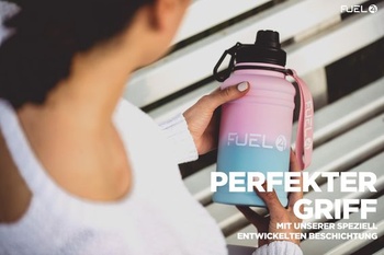 Fuel24 Extra silná nerezová láhev na vodu 1,3 l a 2,2 l - nepropustná a bez BPA nerezová láhev na