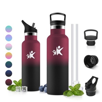 Termoska s vákuovou izoláciou s objemom 500 ml, bez BPA, nepriepustná, vhodná na sýtené nápoje,