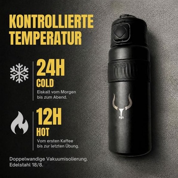Thermo lahev Bullstep černá