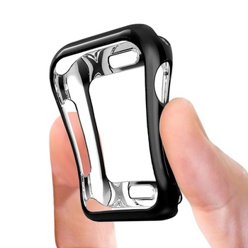 Kompatibilný s puzdrom Apple Watch 42mm Series 10 (2024), ultratenké púzdro s TPU pokovaním,