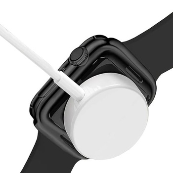 Kompatibilný s puzdrom Apple Watch 42mm Series 10 (2024), ultratenké púzdro s TPU pokovaním,