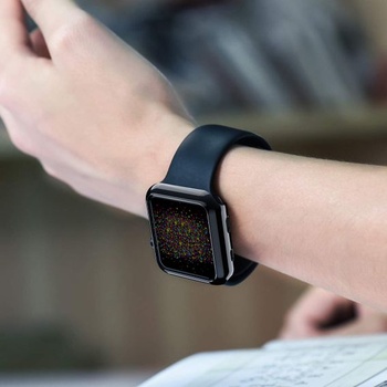 Kompatibilný s puzdrom Apple Watch 42mm Series 10 (2024), ultratenké púzdro s TPU pokovaním,