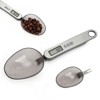 Digitálna odmerná lyžička, merateľná 500 g/0,1 g, 2…
