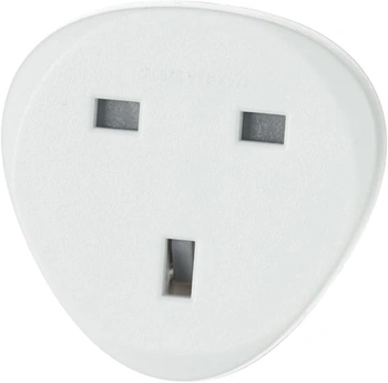 Cestovní adaptér Electraline 70058 UK do Německa/Evropy, bílý, UK do Evropy