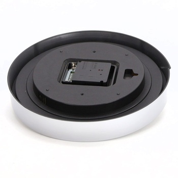 Nástenné hodiny s rádiovým ovládaním, tiché, 25 cm, biele