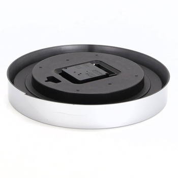 Nástenné hodiny s rádiovým ovládaním, tiché, 25 cm, biele