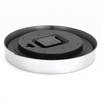 Nástěnné hodiny s rádiovým ovládáním, tiché, 25 cm, bílé