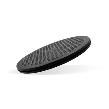 1x Otočný tanier 30 cm s oceľovým guličkovým ložiskom, 360 stupňov, čierny