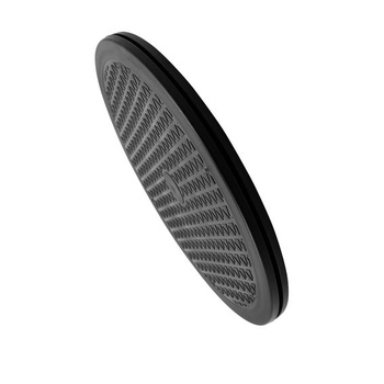 1x Otočný tanier 30 cm s oceľovým guličkovým ložiskom, 360 stupňov, čierny