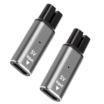 Adaptér TNSLAND USB-C na holiaci strojček, adaptér 5V z USB-C na holiaci strojček, náhradný cestovný