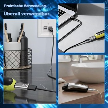 Adaptér TNSLAND USB-C na holiaci strojček, adaptér 5V z USB-C na holiaci strojček, náhradný cestovný