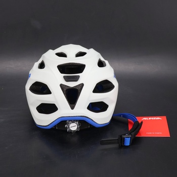Cyklistická prilba Alpina Carapax - Dark Blue-neon