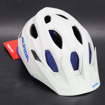Cyklistická prilba Alpina Carapax - Dark Blue-neon