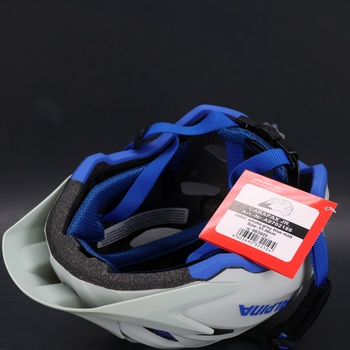Cyklistická prilba Alpina Carapax - Dark Blue-neon