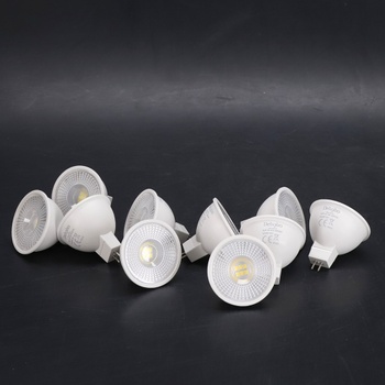 LED žiarovky Dehobo MR16 6000K studená biela - 12V 500 lúmenov 5W (ekvivalent 60W) pätica GU5.3, bez