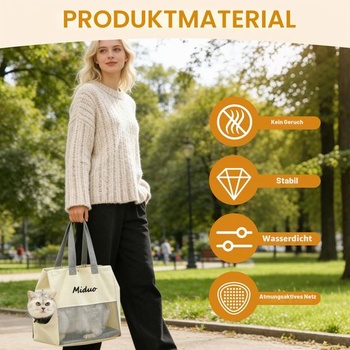 Prepravka pre malé psy (4 kg) a mačky (7 kg), ľahká, skladacia prepravka pre psov, prepravka pre