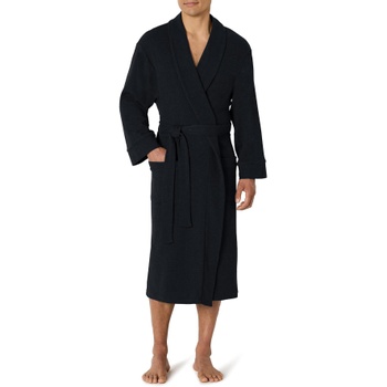 Župan Amazon essentials AE175486 čierny, M-L
