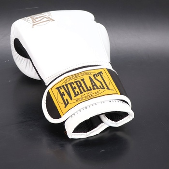 Boxerské rukavice Everlast 1910 Classic Leather, na boxovacie vrece a Focus Mitt, zapínanie na suchý